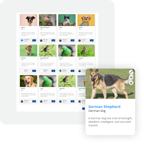 list animal images